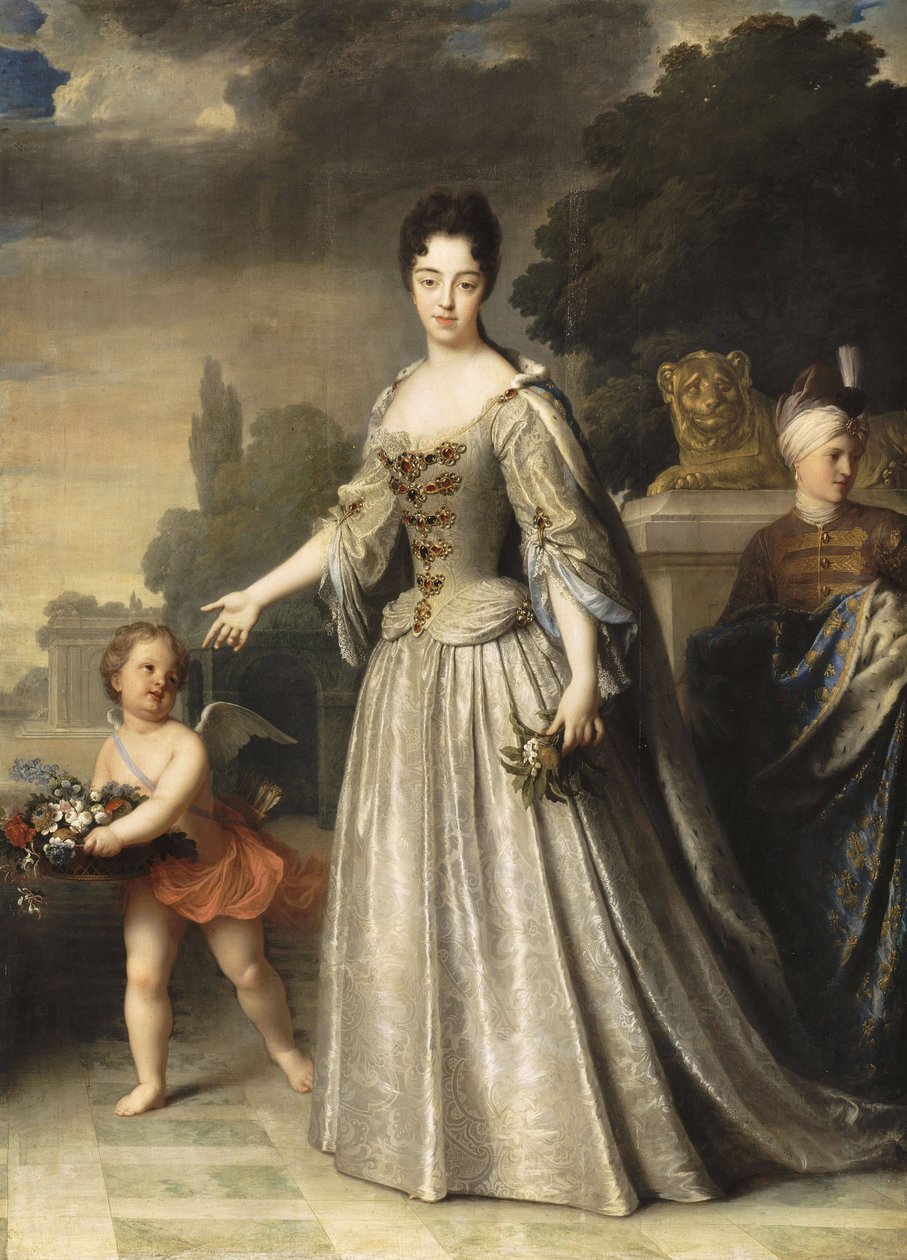 Portrait de Marie-Adélaïde de Savoie - Jean Baptiste Santerre