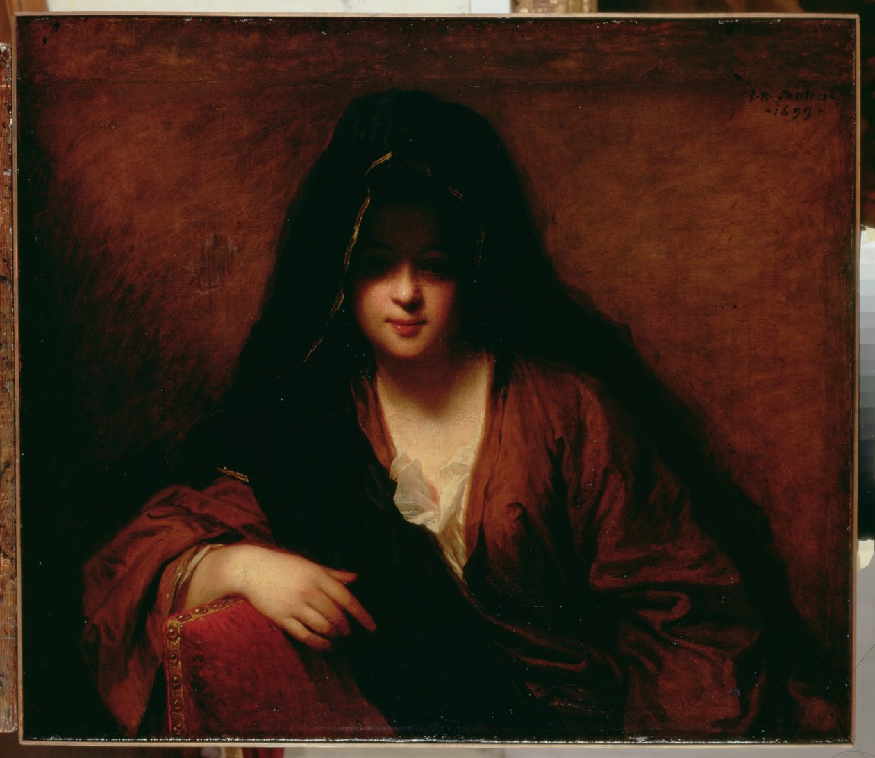Jeune femme portant un châle, 1699 - Jean Baptiste Santerre