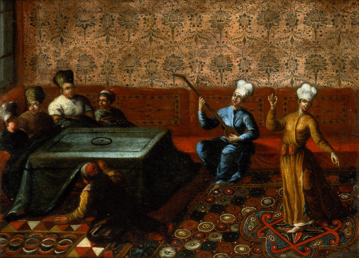 Figures rassemblées autour d