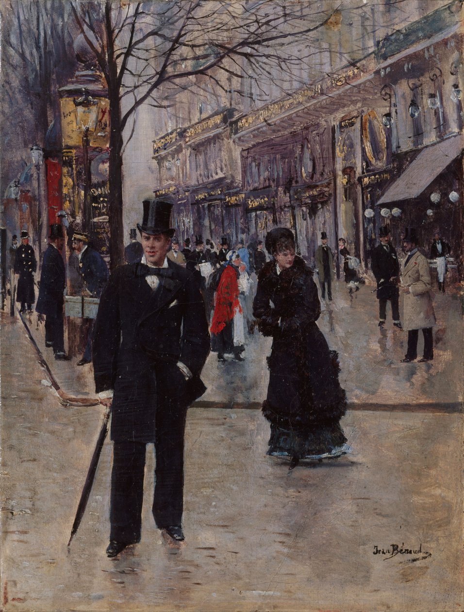 Sur le Boulevard - Jean Beraud