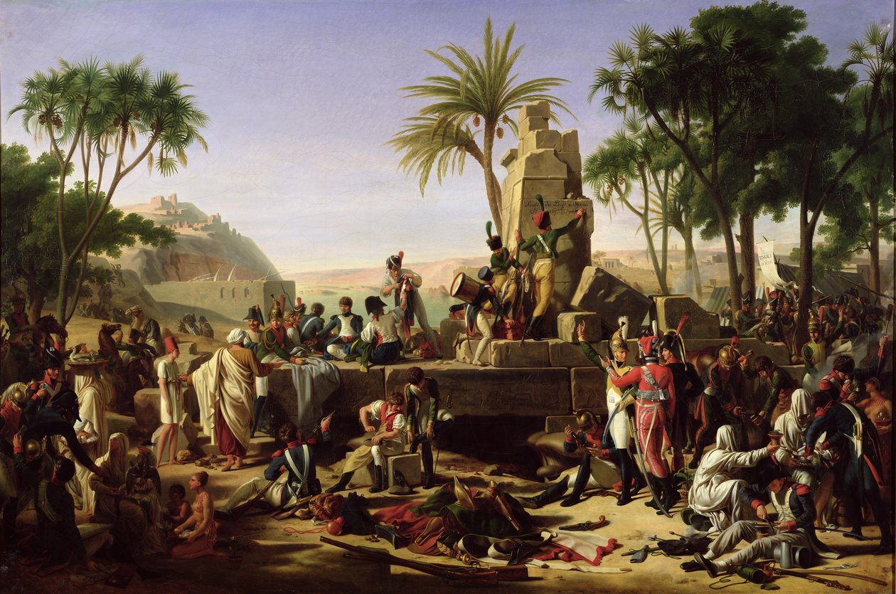 Troupes arrêtées sur les rives du Nil, 2 février 1799, 1812 - Jean Charles Tardieu