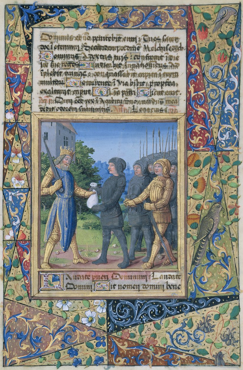 Les sujets du roi Salomon apportant un tribut, du 