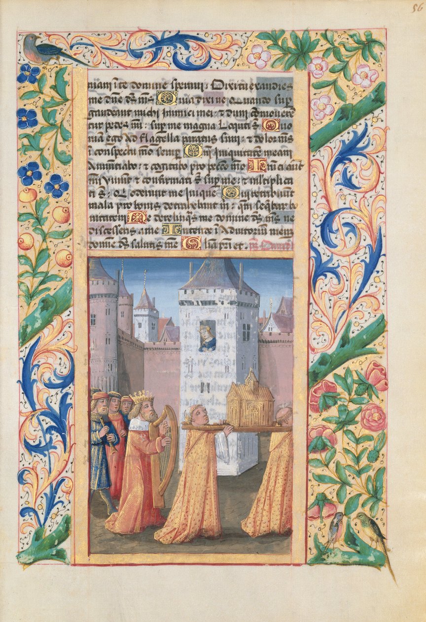 David escortant l