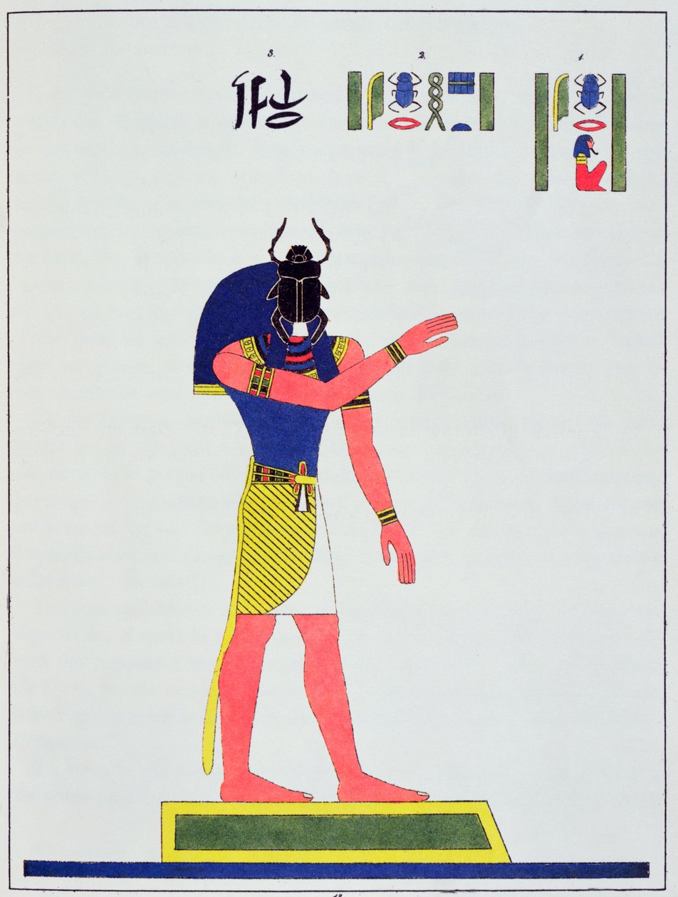 Le dieu Khepri, 1823 - Jean Francois Champollion