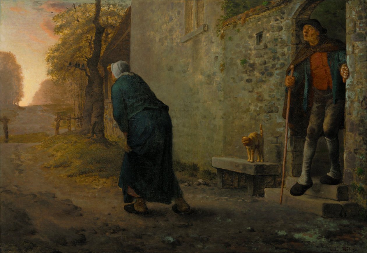 Attente - Jean Francois Millet