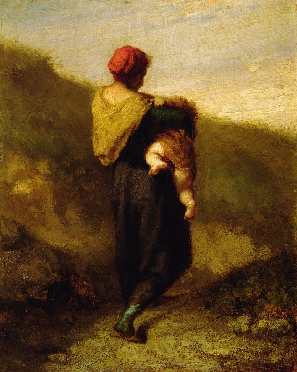 Mère et enfant - Jean Francois Millet