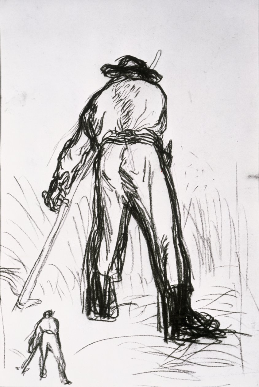 Deux faucheurs vus de dos - Jean Francois Millet