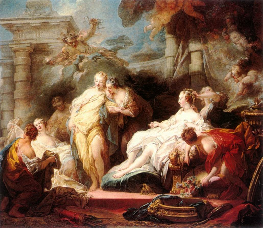 Psyché montrant à ses sœurs ses cadeaux de Cupidon - Jean Honore Fragonard