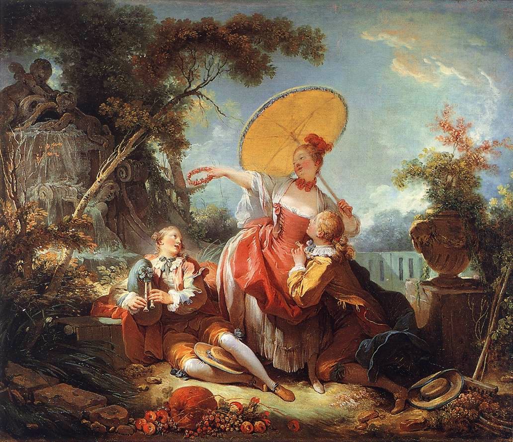 Le concours musical - Jean Honore Fragonard