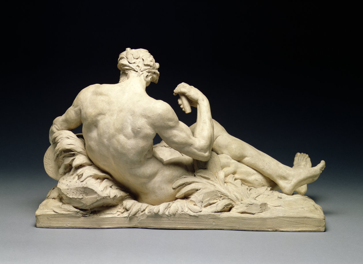 Dieu de la rivière (vue arrière) c.1755 - Jean Jacques Caffieri