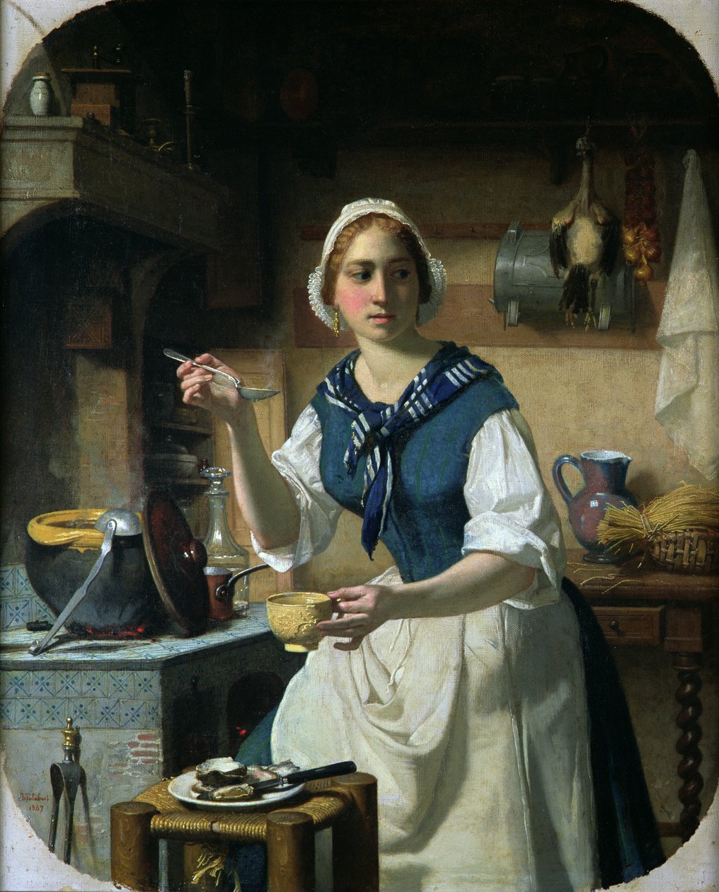 Le Premier stock, 1847 - Jean Jalabert