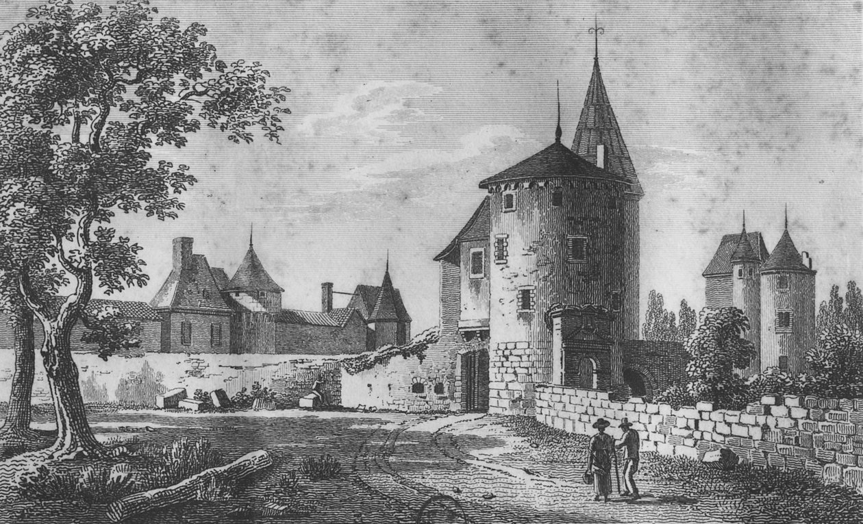 Vue du Château de Montaigne - Jean Jerome Baugean