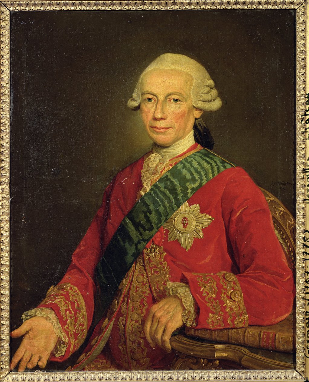 Comte Claude-Louis-Robert de Saint-Germain (1707-78) 1777 - Jean Joseph Taillasson