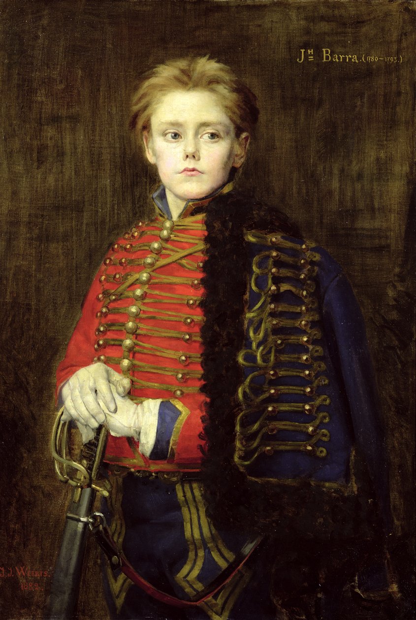 Joseph Bara (1779-93) en Jeune Homme - Jean Joseph Weerts