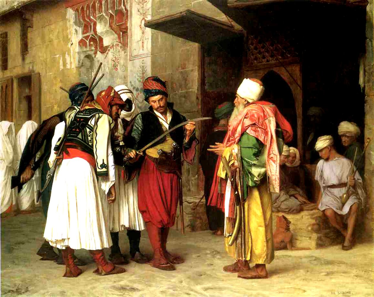 Marchand de vieux vêtements, Le Caire, 1866 - Jean Leon Gerome