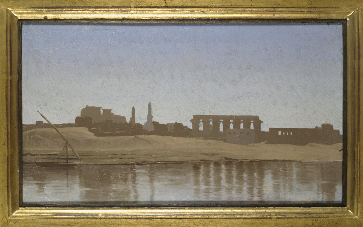 Vue du Nil à Louxor, 1857 - Jean Leon Gerome