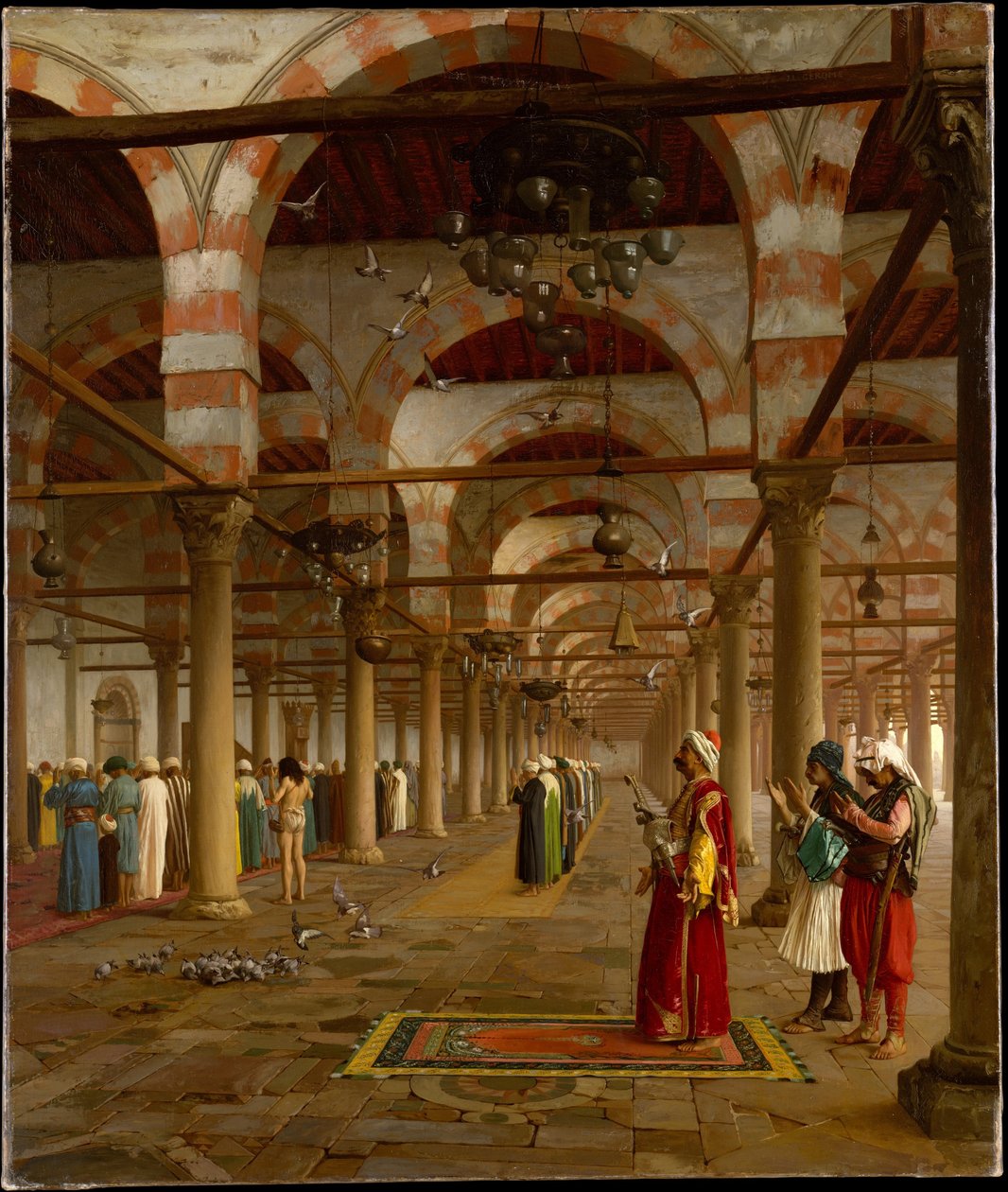 Prière dans la mosquée - Jean Leon Gerome