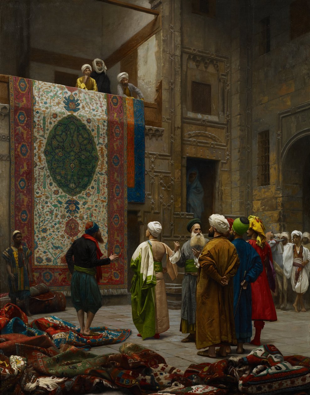 Le marchand de tapis - Jean Leon Gerome
