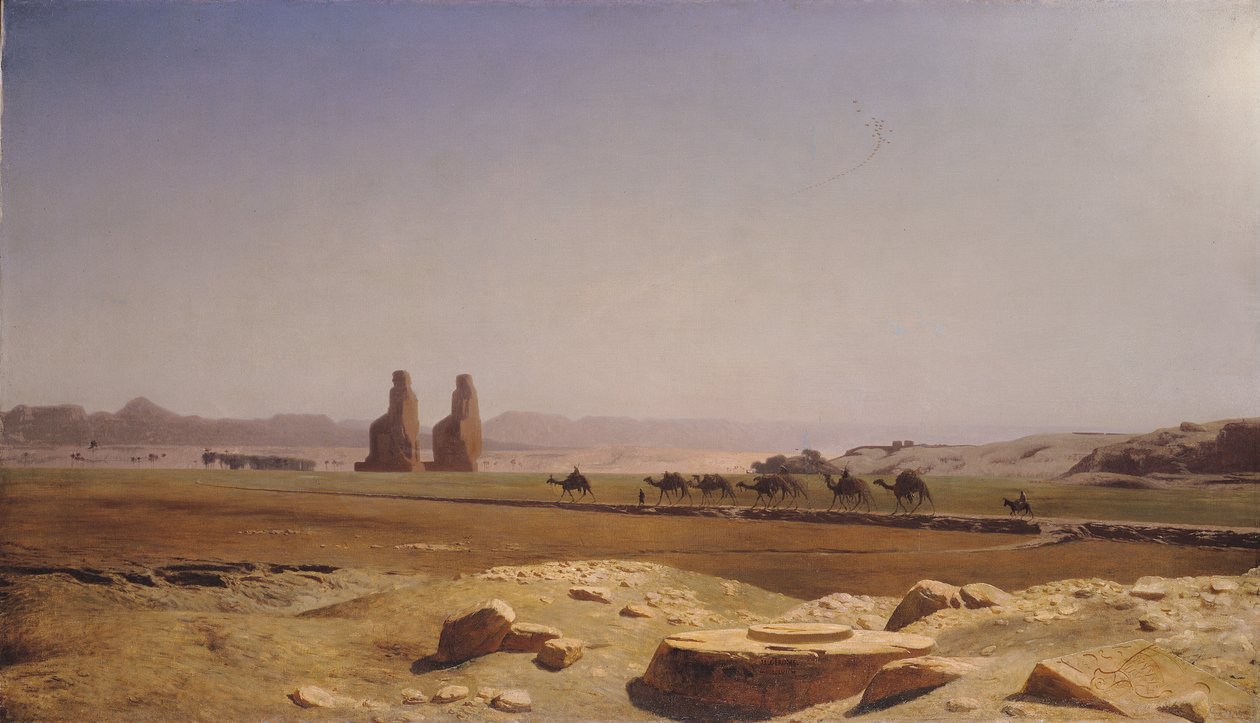 La plaine de Thèbes en Haute-Égypte, 1857 - Jean Leon Gerome