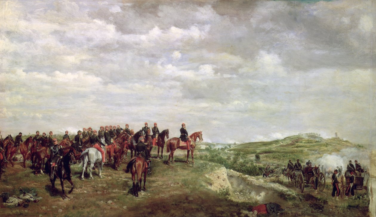 Napoléon III (1808-73) à la bataille de Solférino en 1859, 1863 - Jean Louis Ernest Meissonier