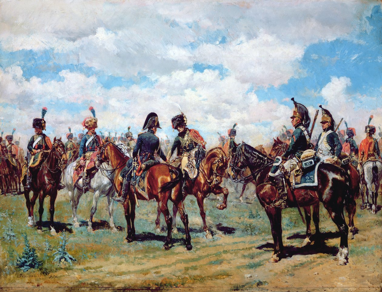 Soldats à cheval - Jean Louis Ernest Meissonier