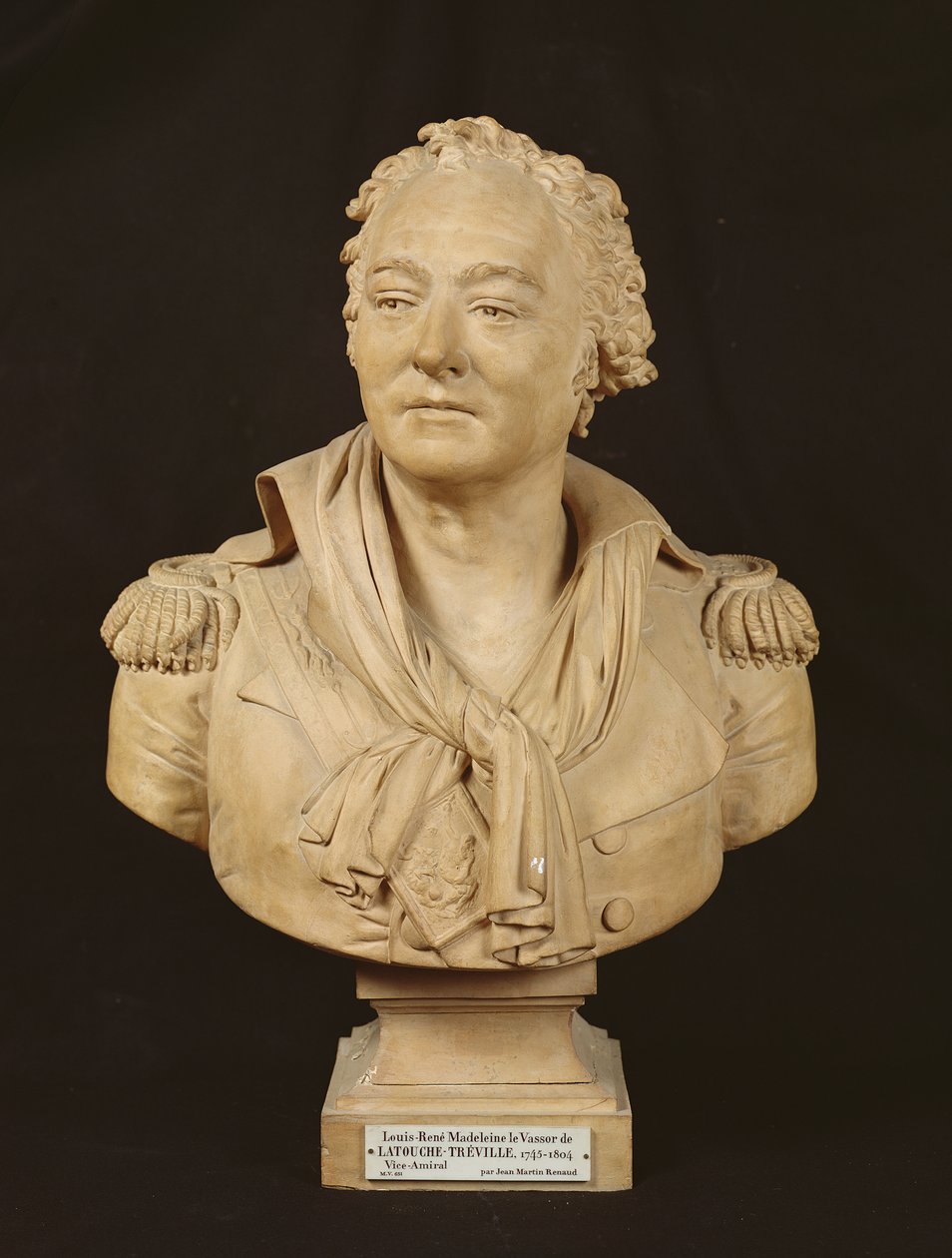 Buste de Louis de La Touche-Tréville (1745-1804) - Jean Martin Renaud