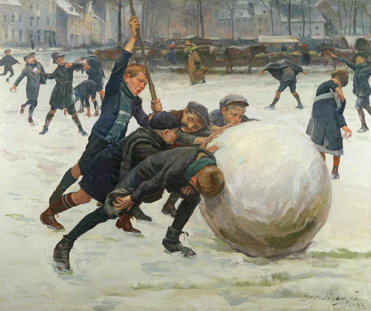 La plus grande boule de neige, 1903 - Jean Mayne