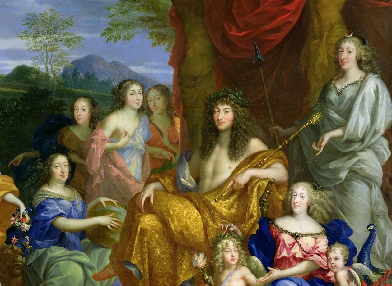 La Famille de Louis XIV (1638-1715) 1670 (détail) - Jean Nocret