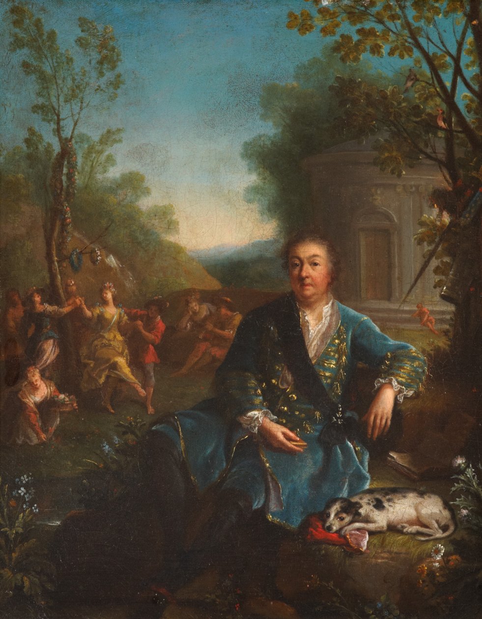 Étude de portrait de Philippe de Vendôme, Grand Prieur de France - Jean Raoux