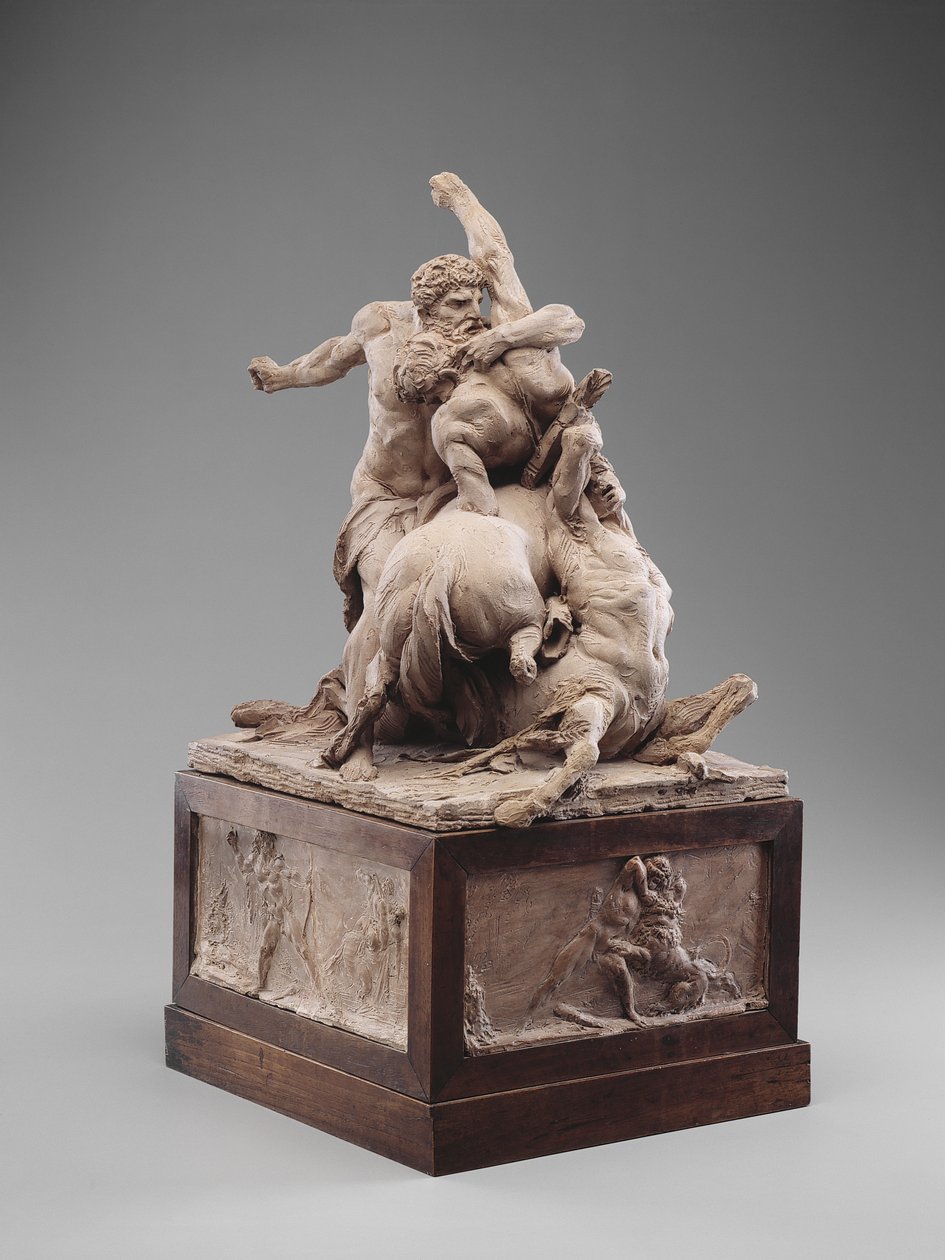 Hercule combattant deux centaures - Jean Baptiste Stouf