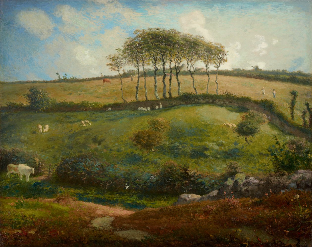Pâturage près de Cherbourg (Normandie) - Jean Francois Millet