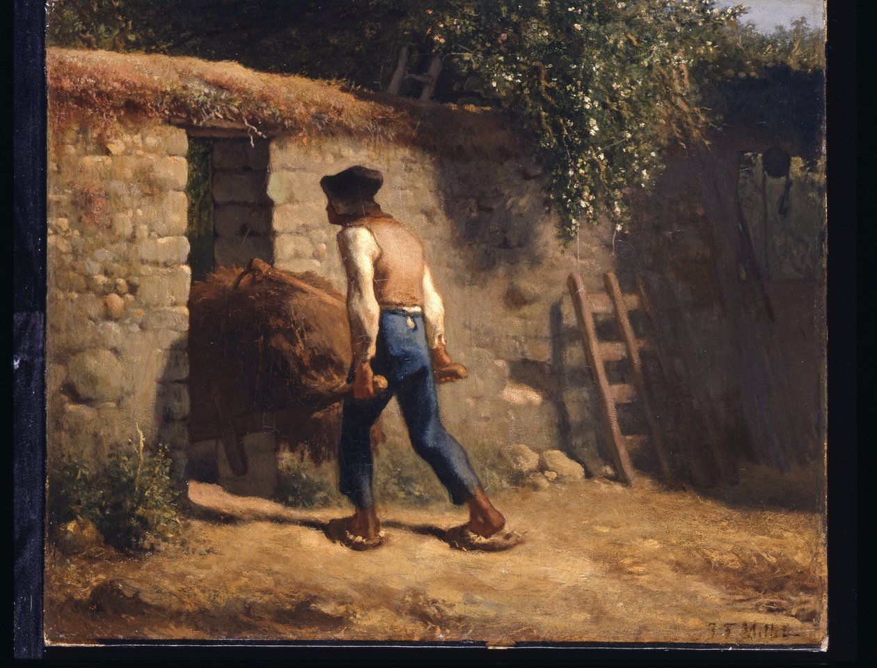 Paysanne avec une brouette - Jean Francois Millet
