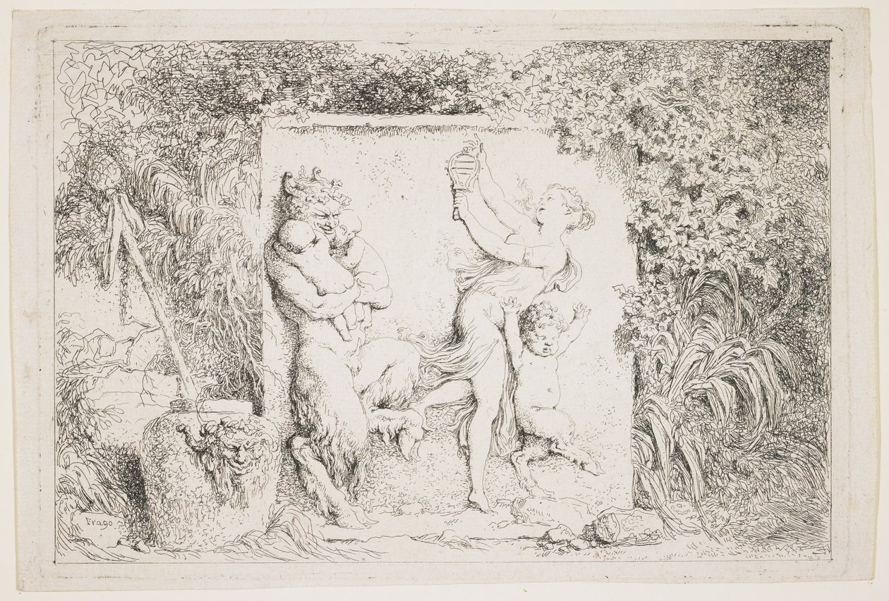 La Danse des Satyres - Jean Honore Fragonard