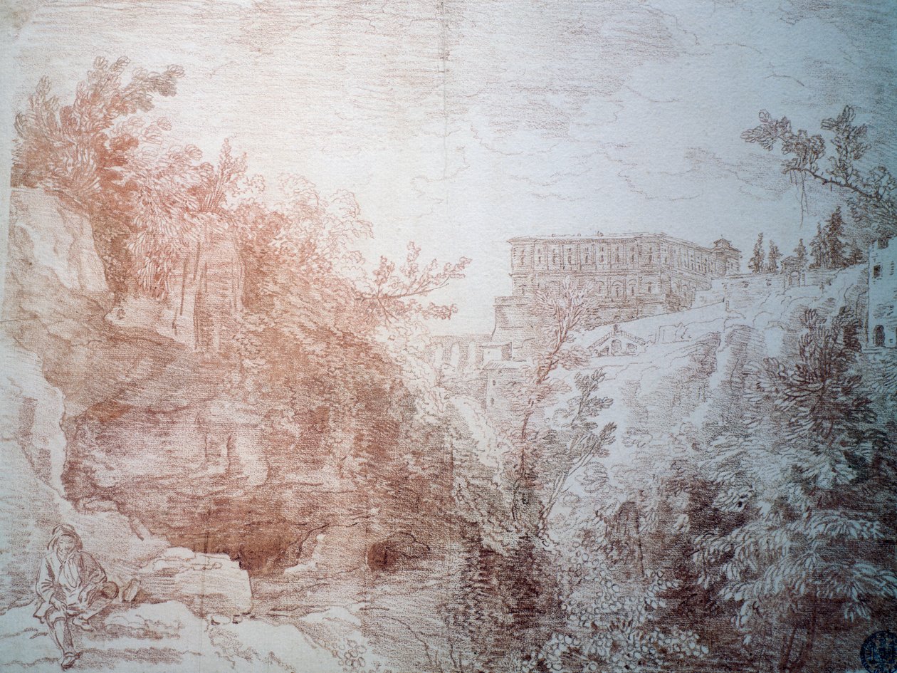 Vue de la Villa d