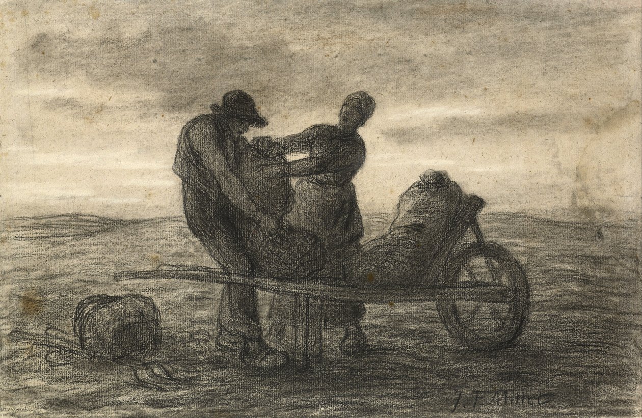 La récolte de pommes de terre - Jean Francois Millet