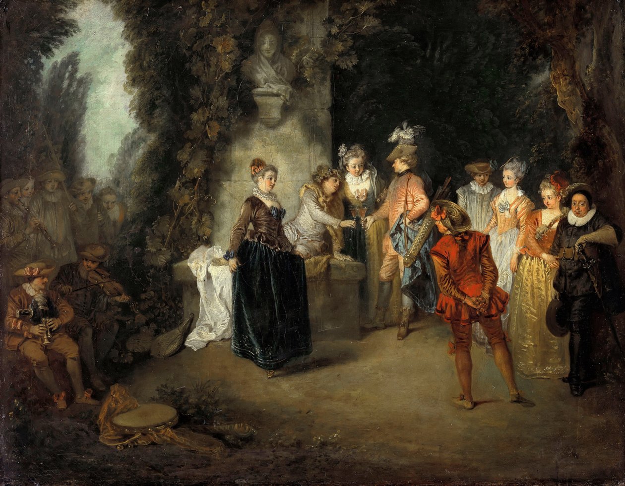 La Comédie Française, après 1716 - Jean Antoine Watteau