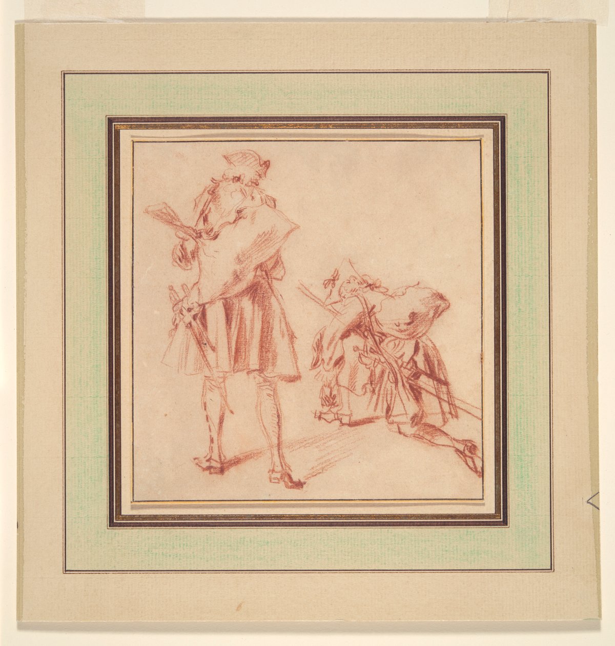 Deux recrues - Jean Antoine Watteau