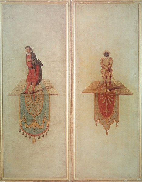 Pantalon (à gauche) et Arlequin (à droite) - Jean Antoine Watteau