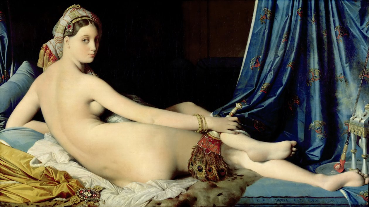 La Grande Odalisque - Jean Auguste Dominique Ingres