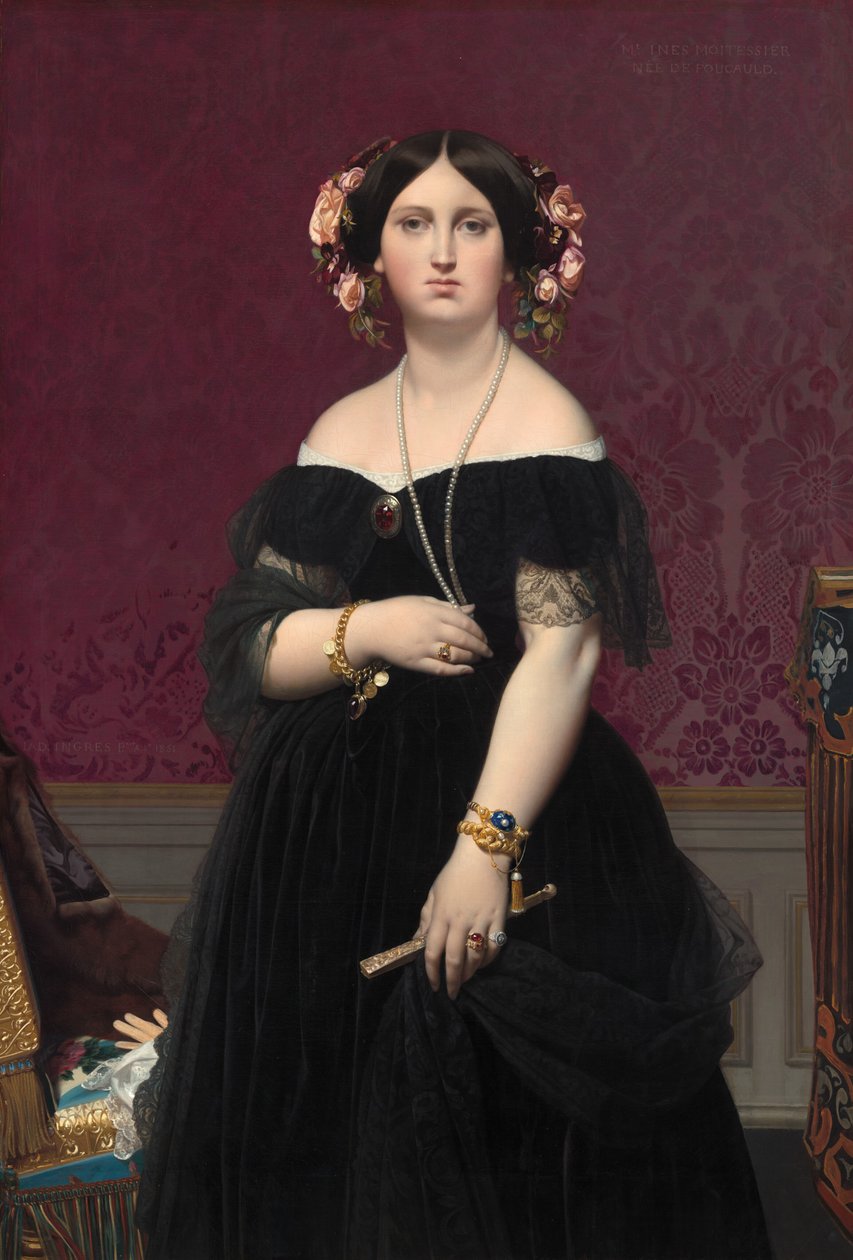 Madame Moitessier - Jean Auguste Dominique Ingres