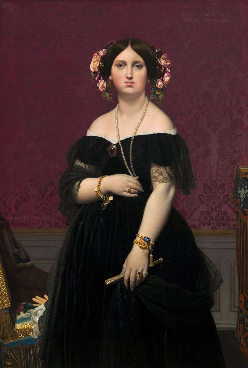 Madame Moitessier - Jean Auguste Dominique Ingres