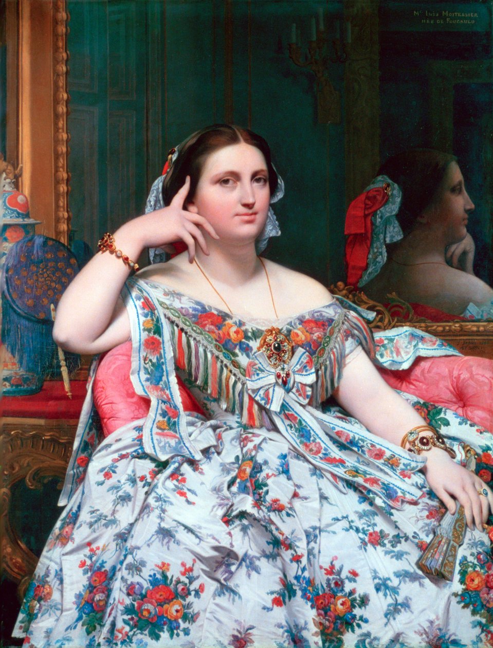 Madame Moitessier, 1856 - Jean Auguste Dominique Ingres