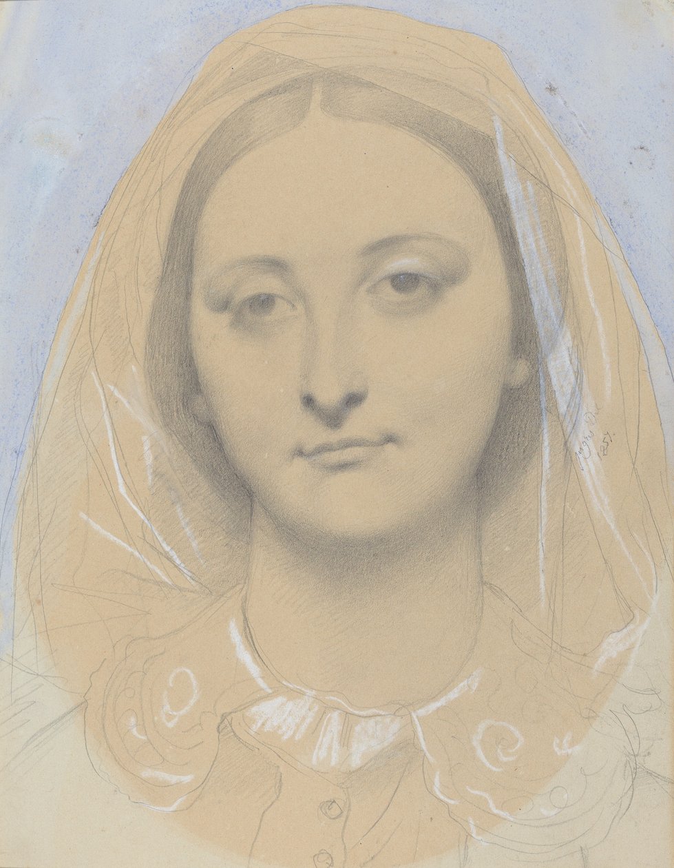 Mademoiselle Mary de Borderieux(?) - Jean Auguste Dominique Ingres