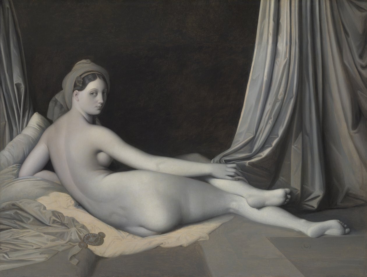 Odalisque en grisaille - Jean Auguste Dominique Ingres