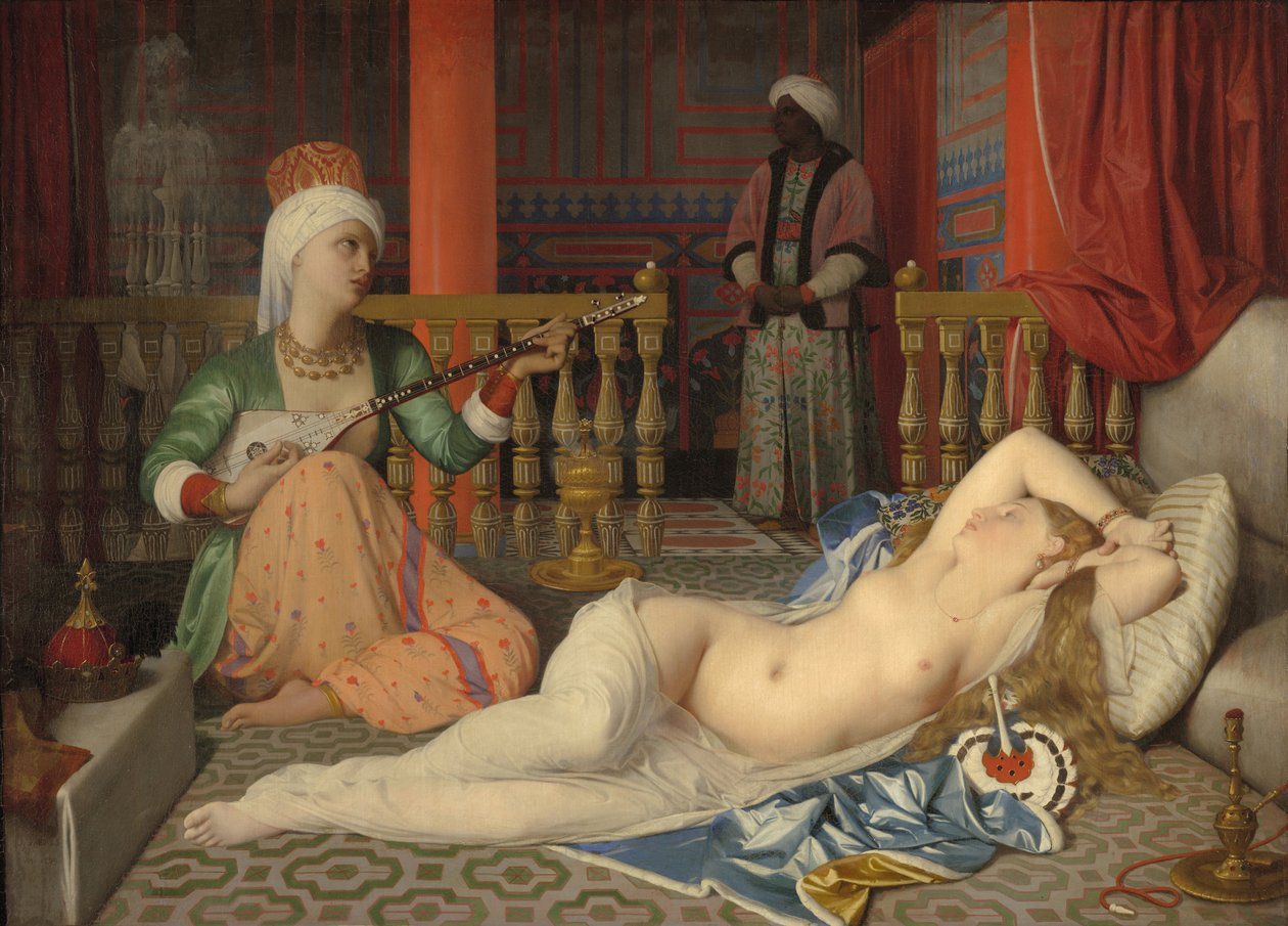 Odalisque avec esclave, 1839-40 - Jean Auguste Dominique Ingres