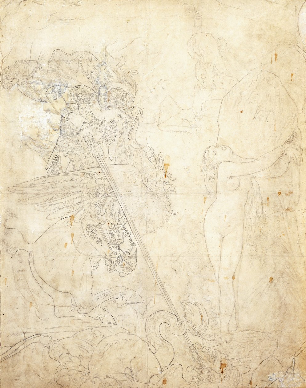 Roger et Angélique - Jean Auguste Dominique Ingres