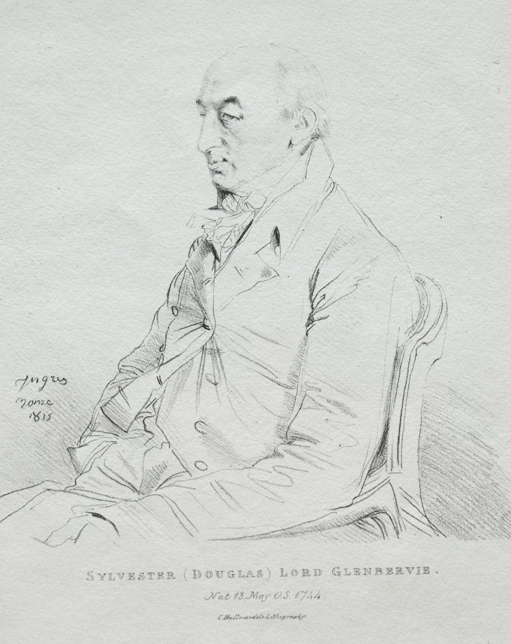 Sylvester Lord Glenbervie - Jean Auguste Dominique Ingres