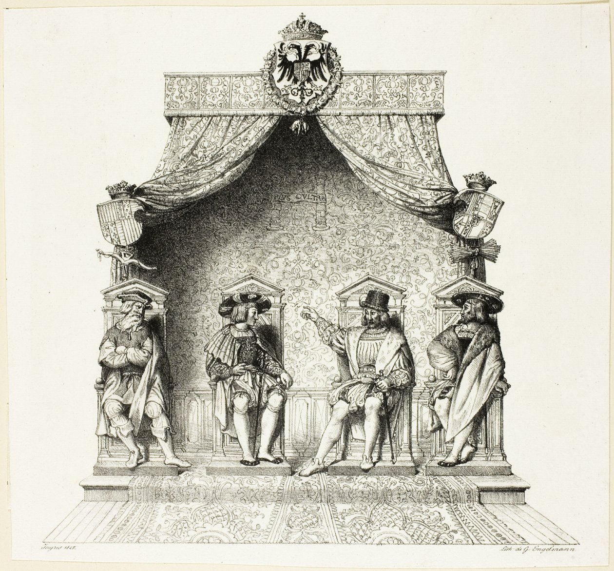 Les quatre magistrats de Besançon - Jean Auguste Dominique Ingres