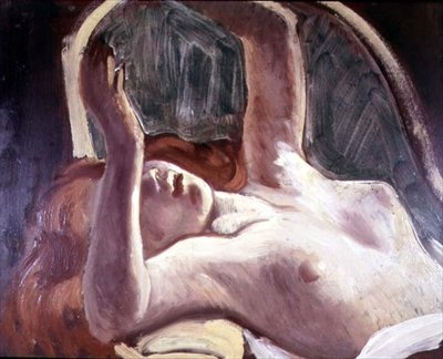Femme nue allongée - Jean Baltus