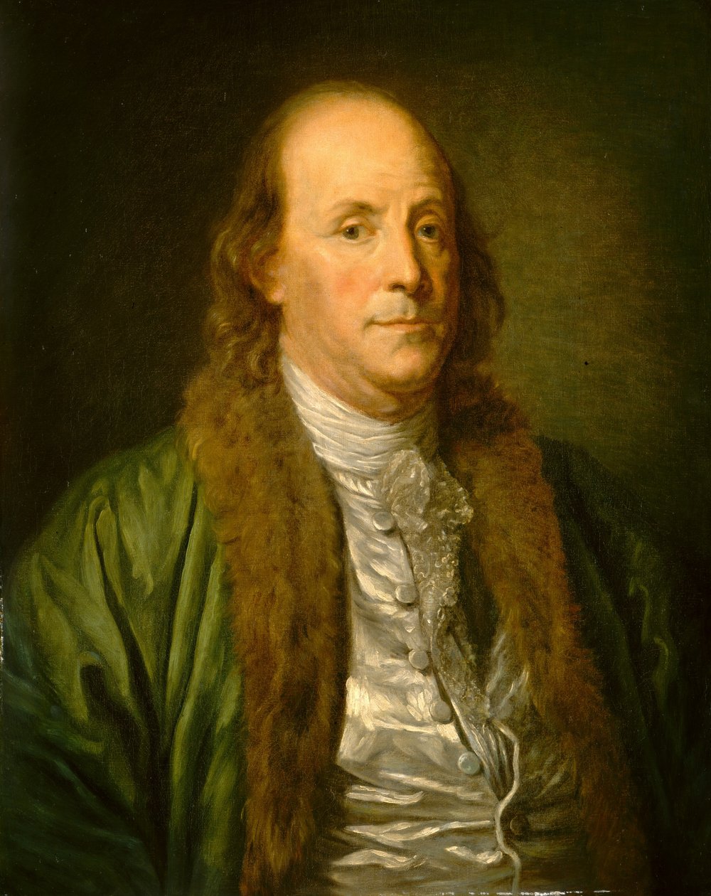 Benjamin Franklin - Jean Baptiste (after) Greuze